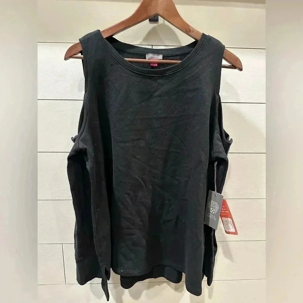 Vince Camuto open sleeve cotton shirt